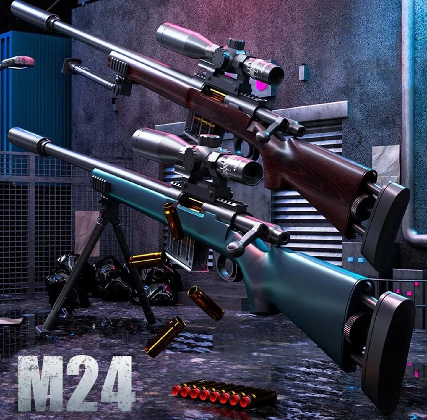 Bolt Action M24 Realistic Guns Nerf Sniper