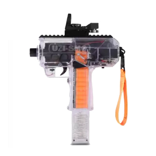 Mini Transparent UZI Gun Electric Nerf SMG