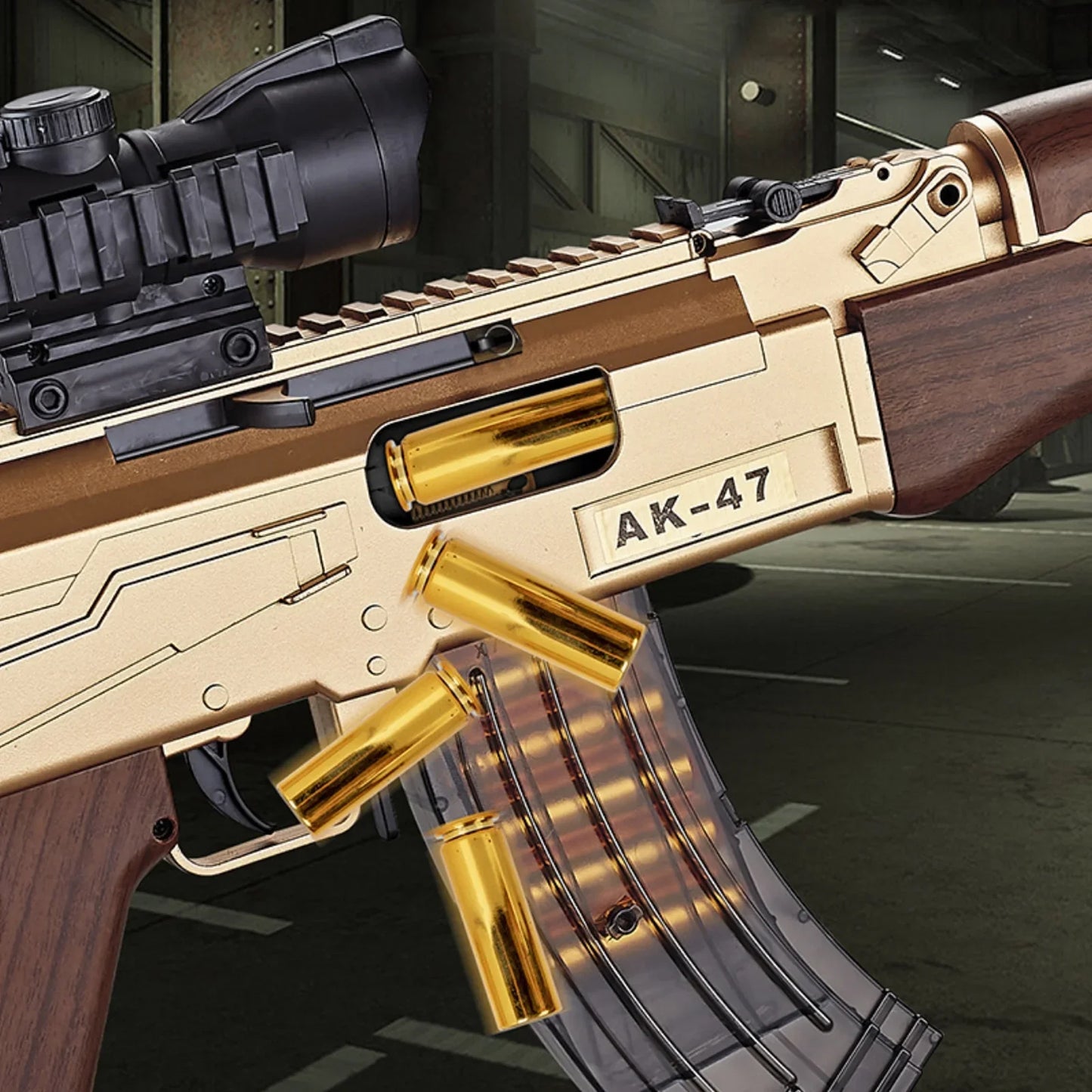 AK47 Nerf Gun Shell Ejecting Three Firing Modes