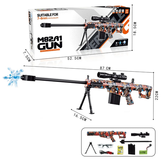 Barrett M82 Sniper Rifle Gel Blaster With Scope Equipped