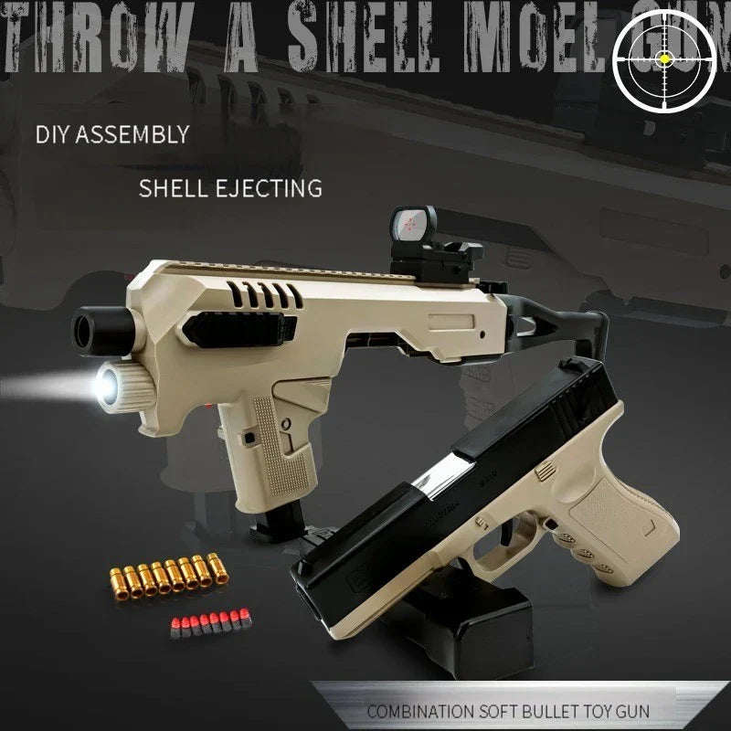 Sand Glock Gun Realistic Nerf SMG