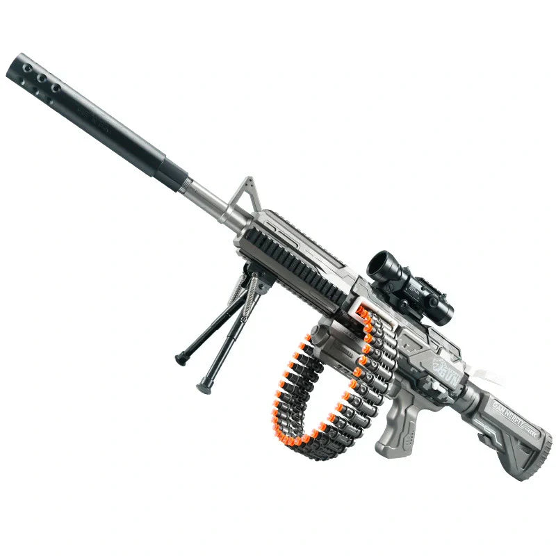 HK416 Belt Fed Assault Rifle Automatic Nerf Gun