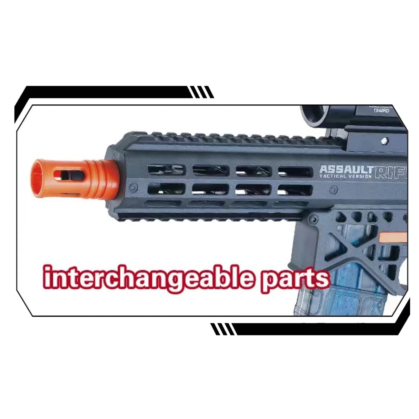 MK7 Folding Semi Auto SMG Gel Blaster
