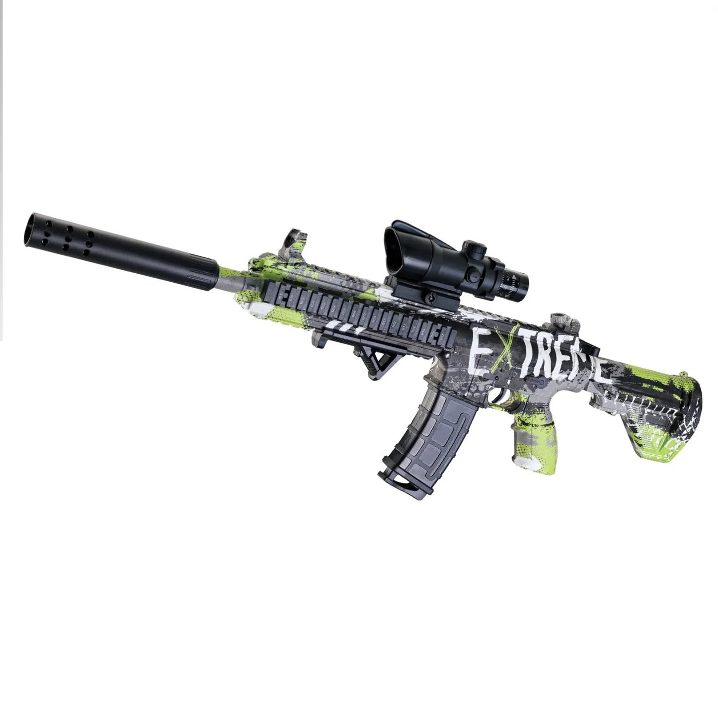 Graffiti Plastic HK416 Fully Automatic Gel Blaster Rifle