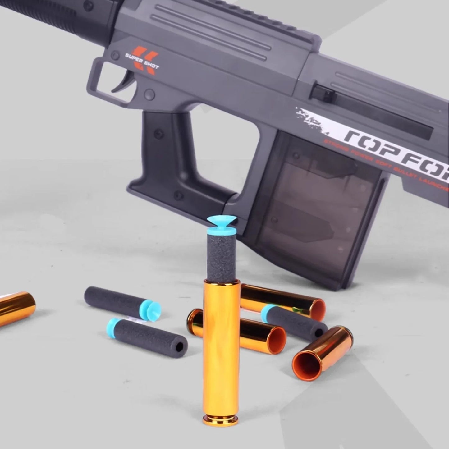LH Gray Shell Ejecting AMR Nerf Sniper