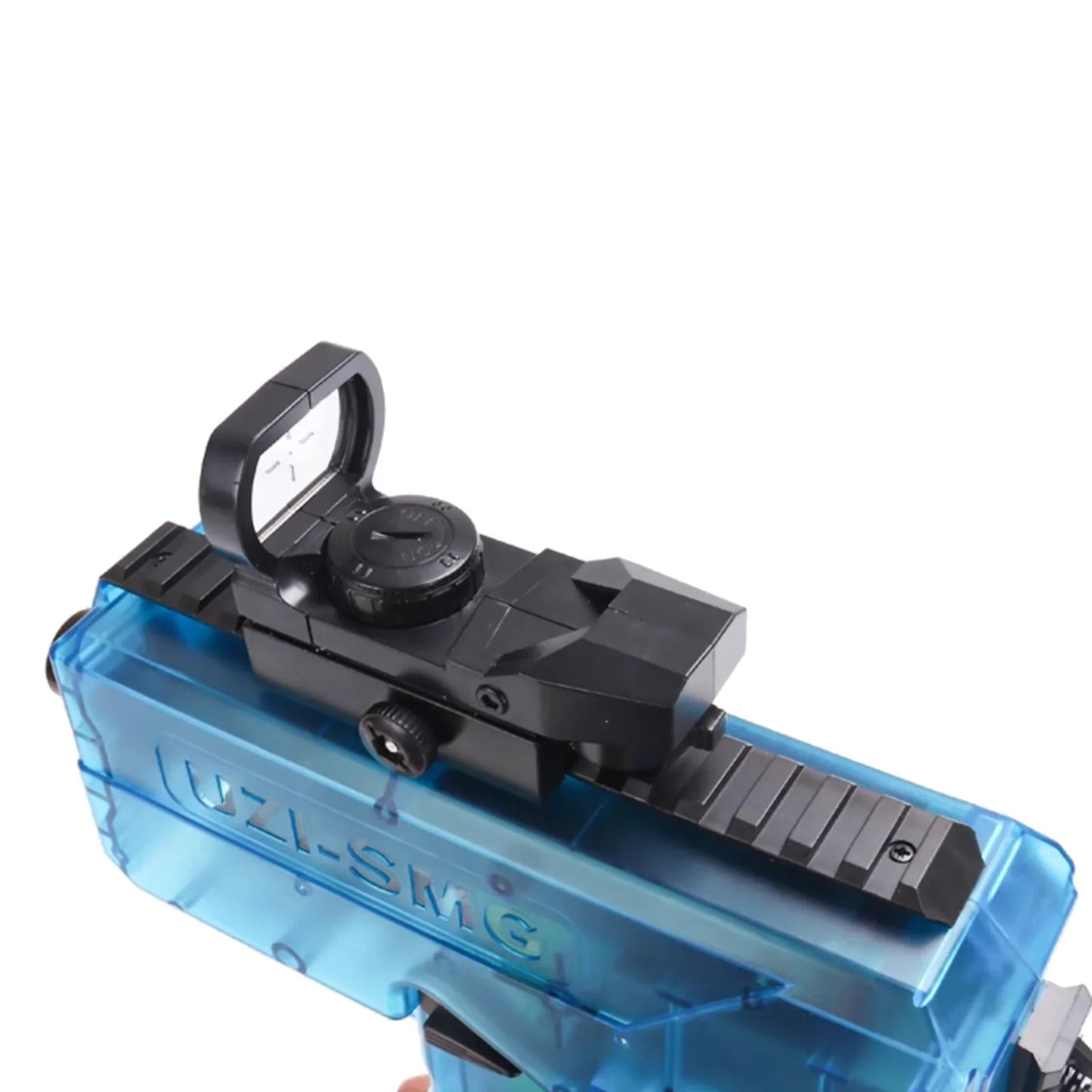 Mini Transparent UZI Gun Electric Nerf SMG