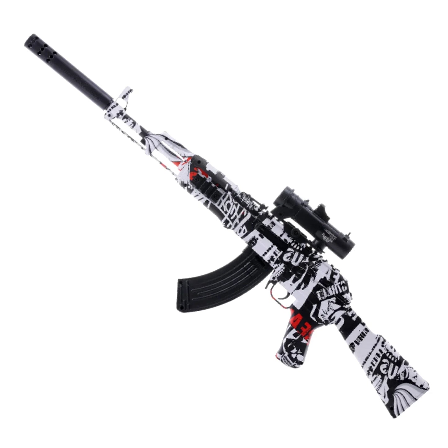 Graffiti Dual Clip Automatic AK 47 Gel Blaster