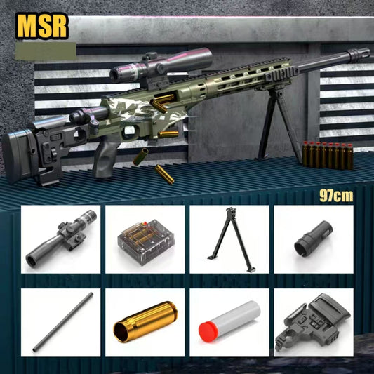 MSR Bolt Action Nerf Sniper With Bipod