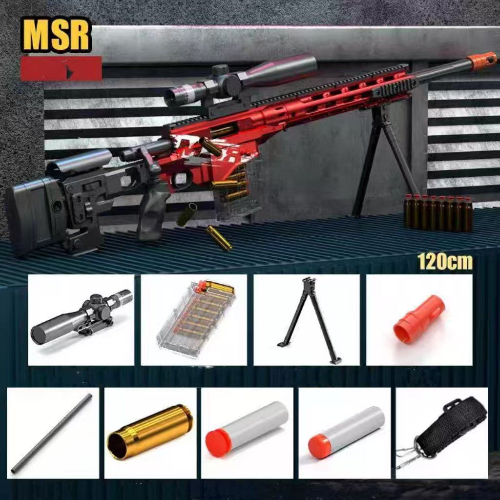 MSR Bolt Action Nerf Sniper With Bipod