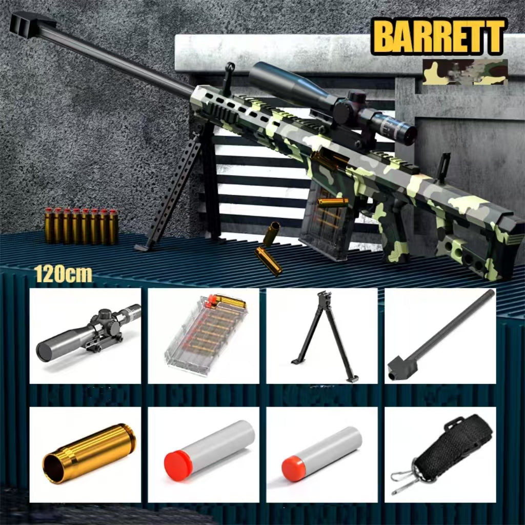 Barrett M107 Guns Nerf Sniper Rifle With Scope