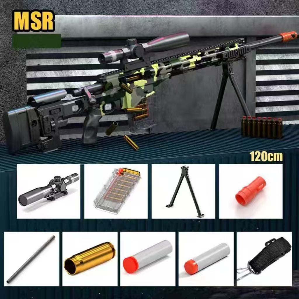MSR Bolt Action Nerf Sniper With Bipod