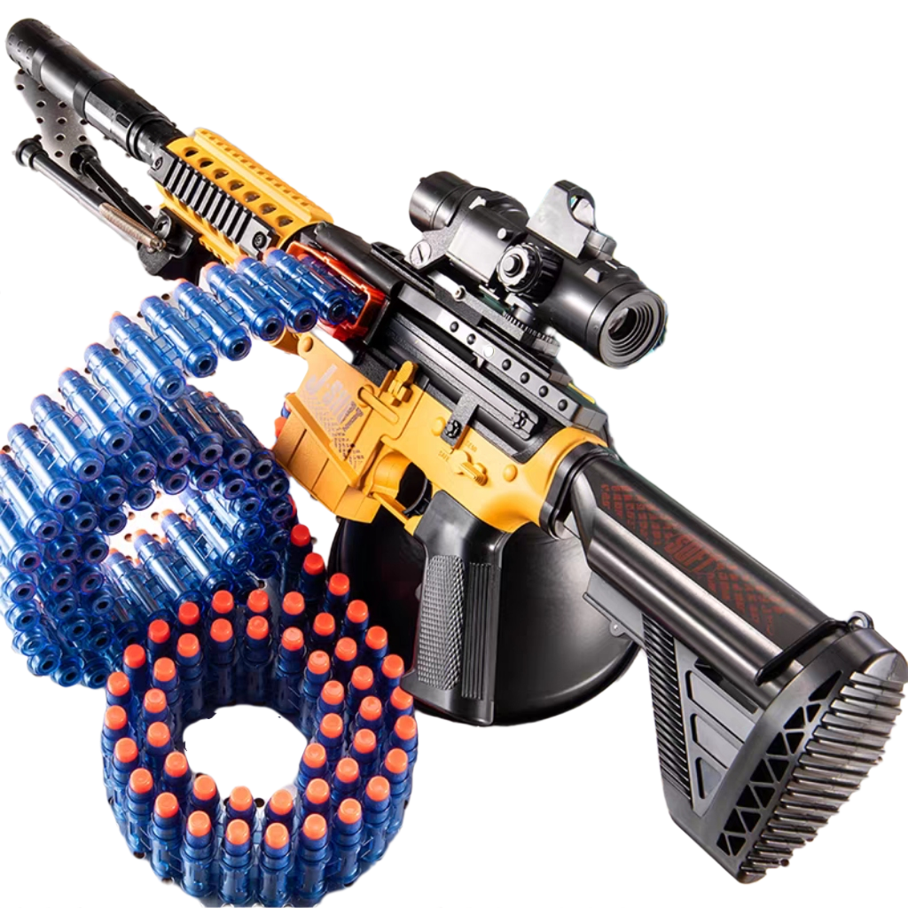 HK416 Plastic Gatling Nerf Machine Gun