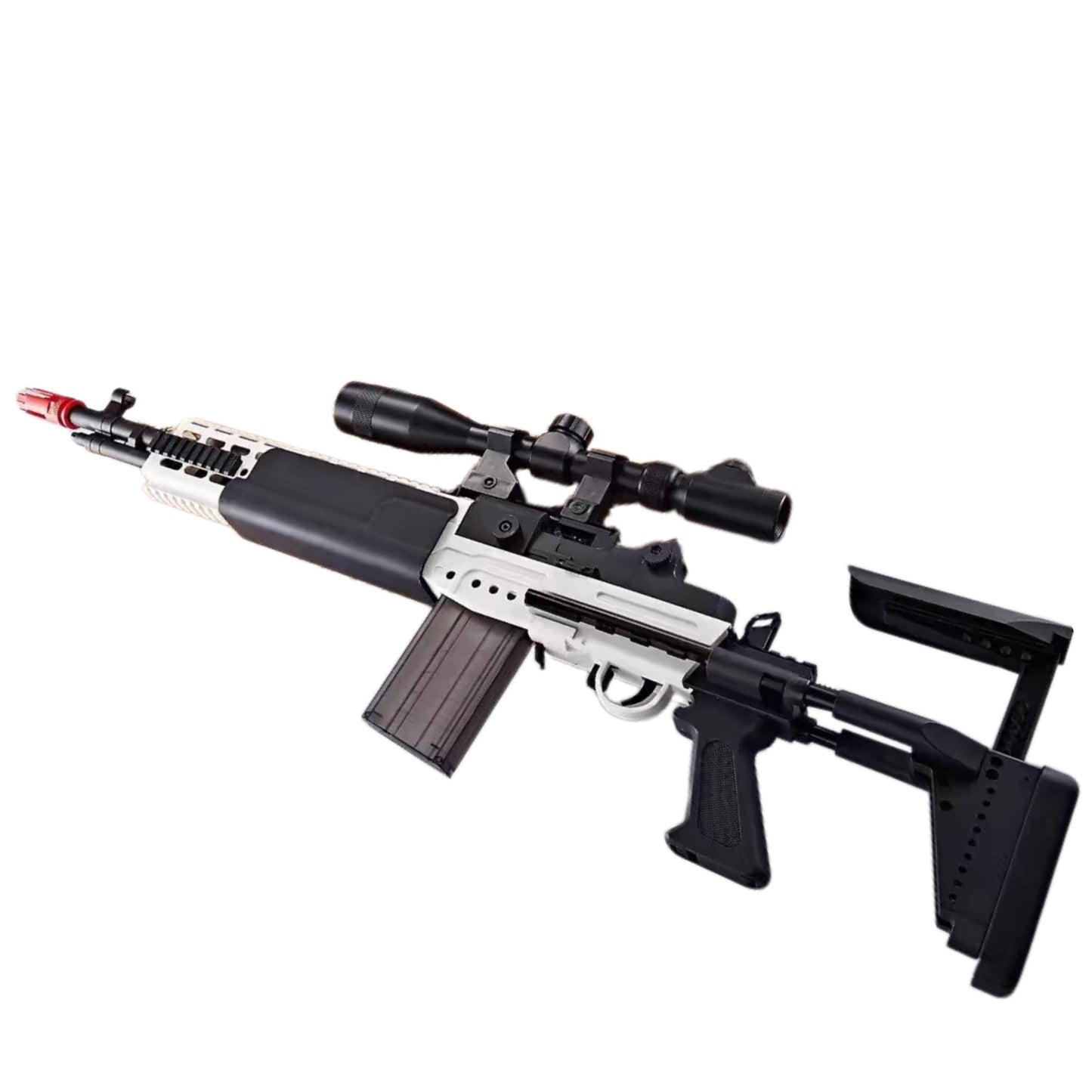 MK14 Black With 32x Scope Nerf Sniper