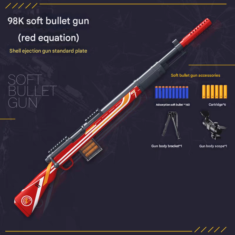 DIY Assembly Bolt Action Kar98k Nerf Sniper