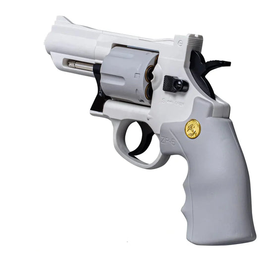 White ZP-5 Western Revolver Nerf Guns