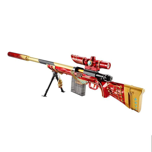 Red M24 Nerf Gun Sniper With Cute Charm