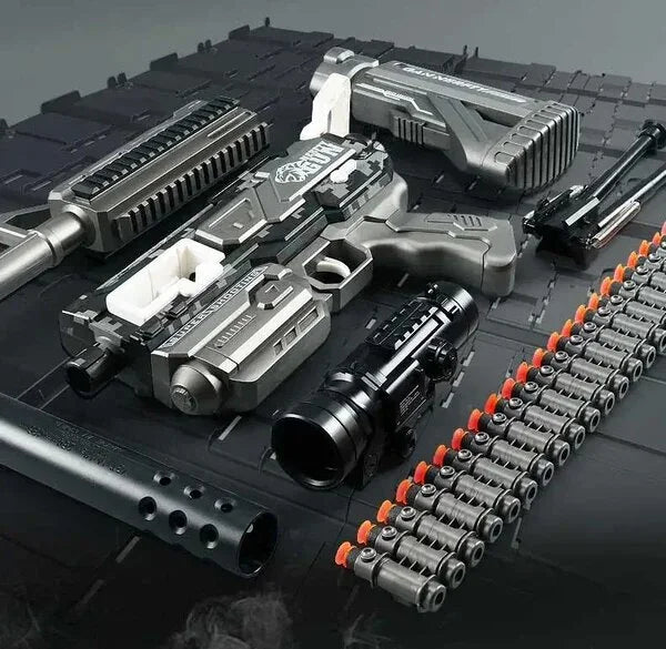 HK416 Belt Fed Assault Rifle Automatic Nerf Gun