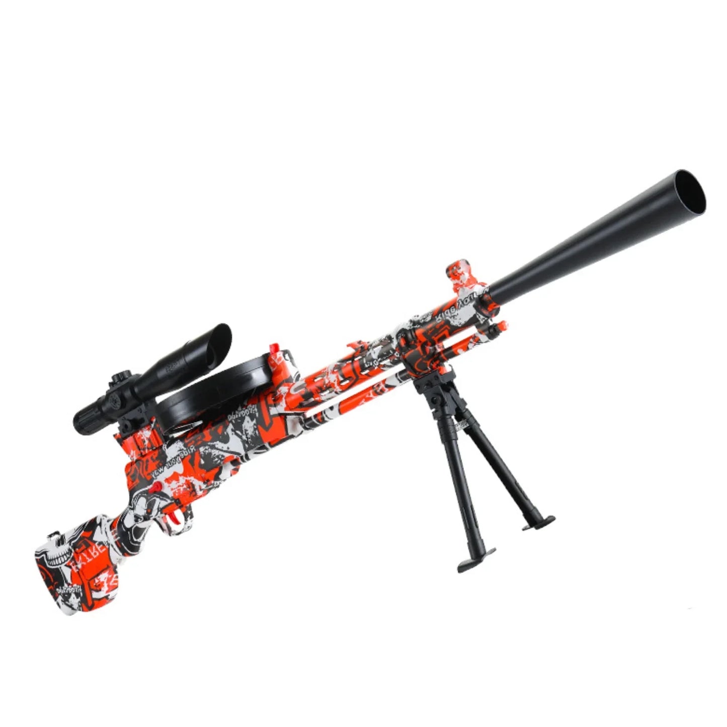 Red DP-28 Machine Gel Blaster Dual Modes