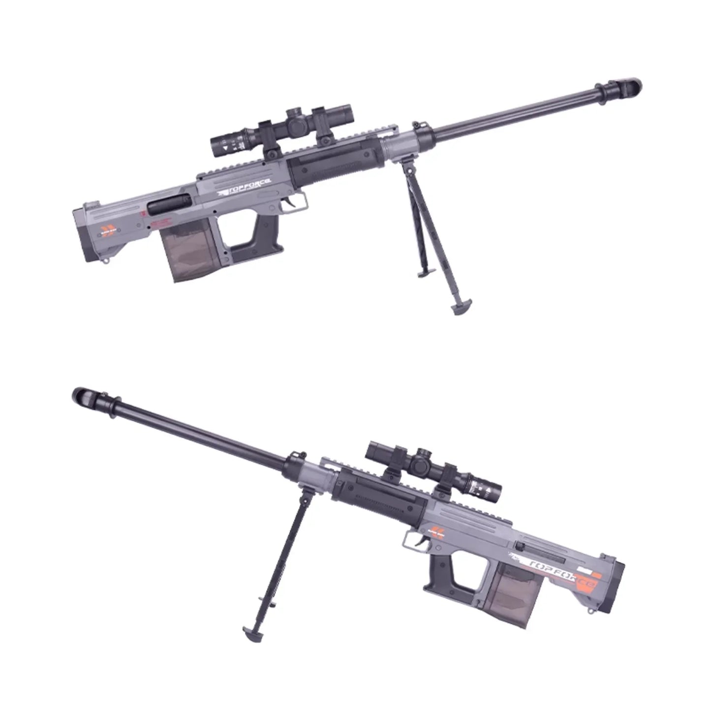 LH Gray Shell Ejecting AMR Nerf Sniper