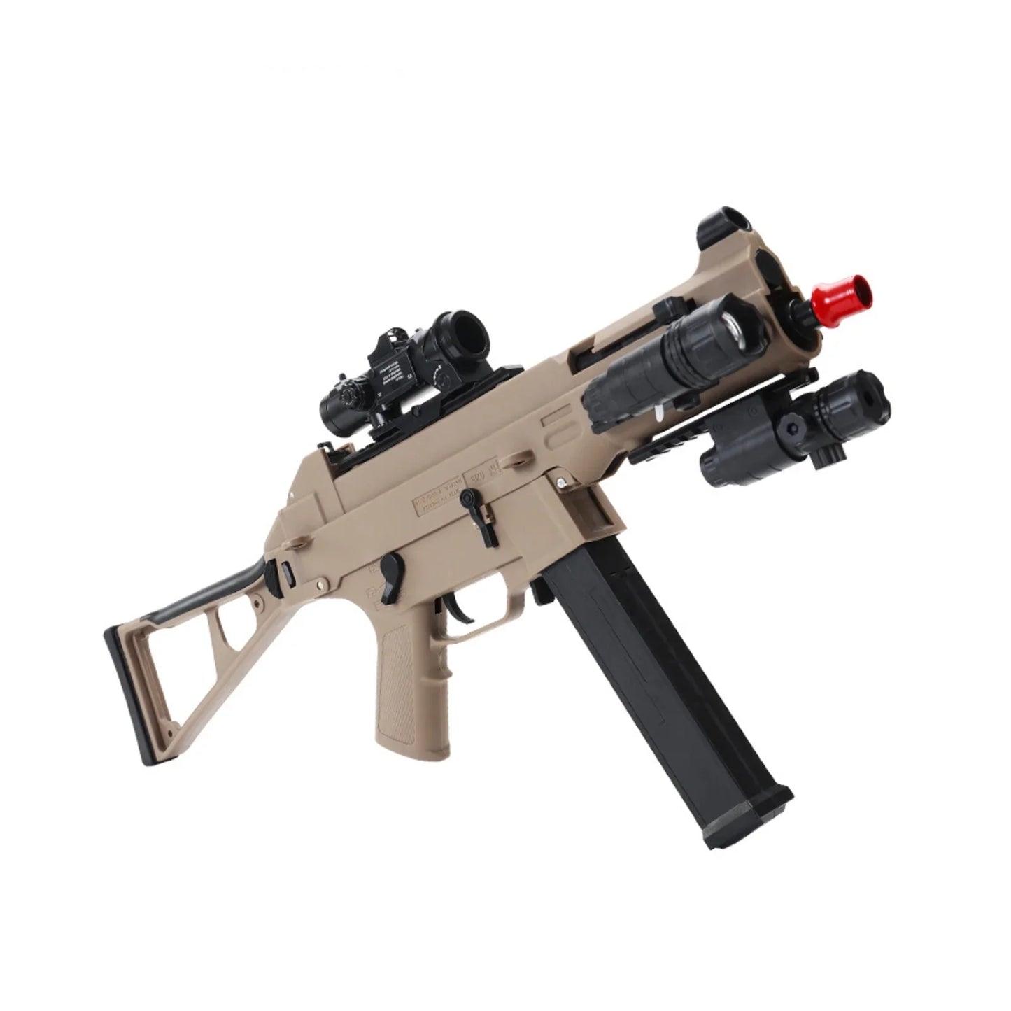 Tan UMP45 Gel Blaster Gen8 Nylon With Laser