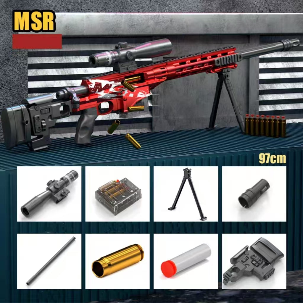 MSR Bolt Action Nerf Sniper With Bipod