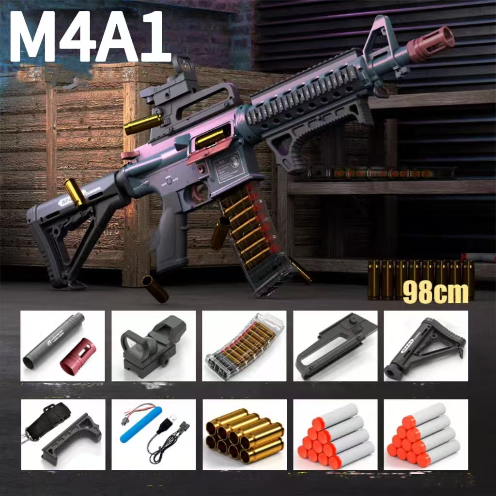 Discoloration Shell Ejection M4A1 Nerf Rifle