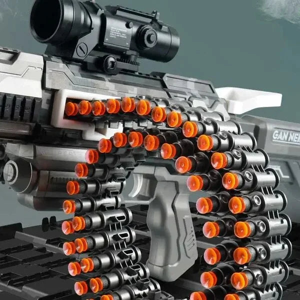 HK416 Belt Fed Assault Rifle Automatic Nerf Gun