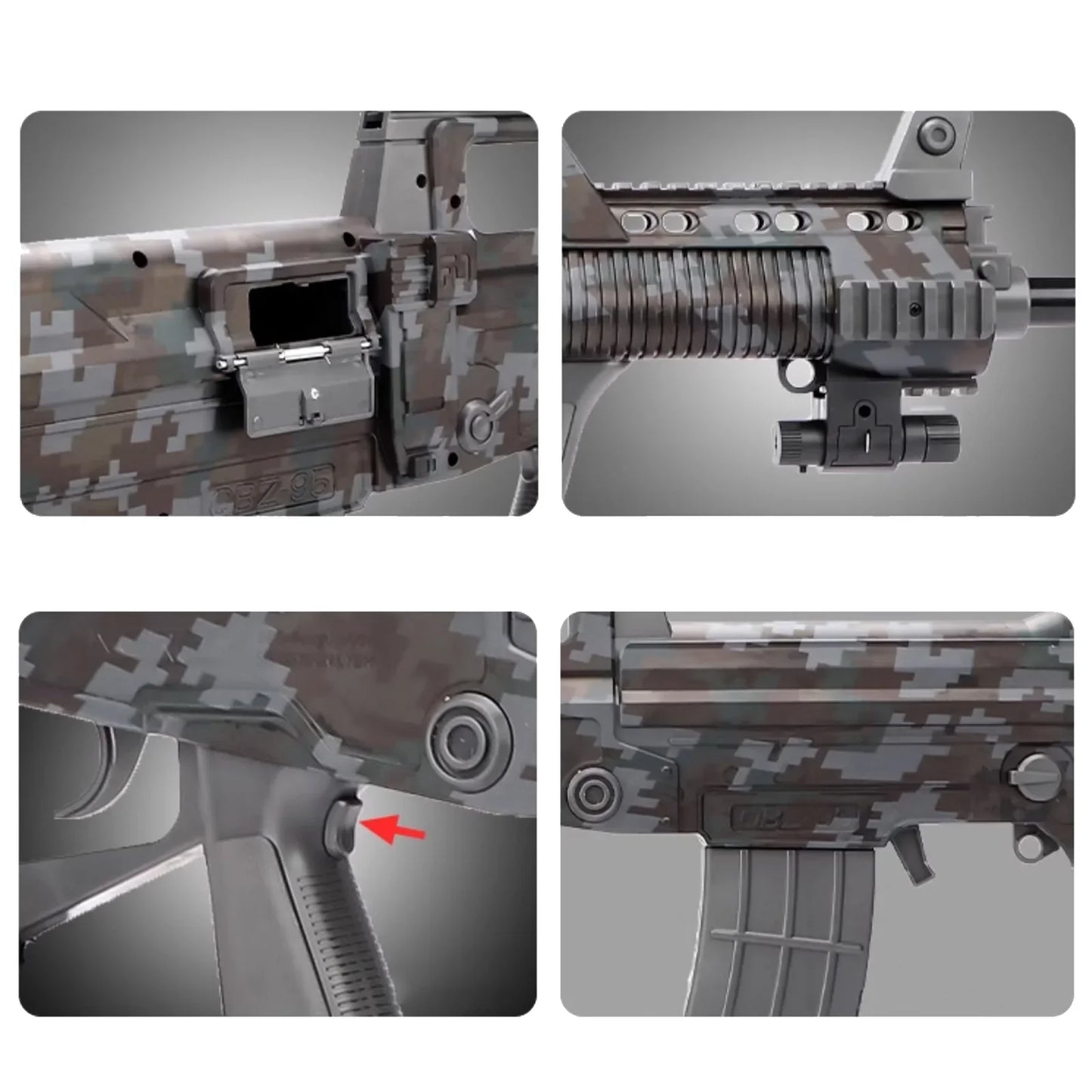 QBZ-95 Assault Electric Nerf Gun With Scope