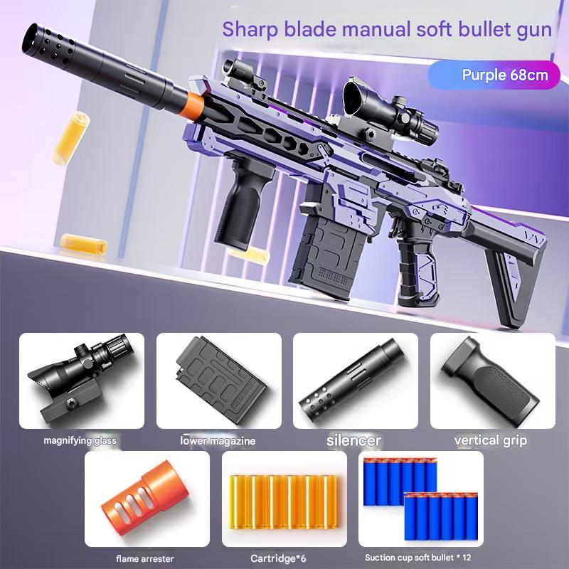 3 Models Sci-Fi Assault Nerf Rifle