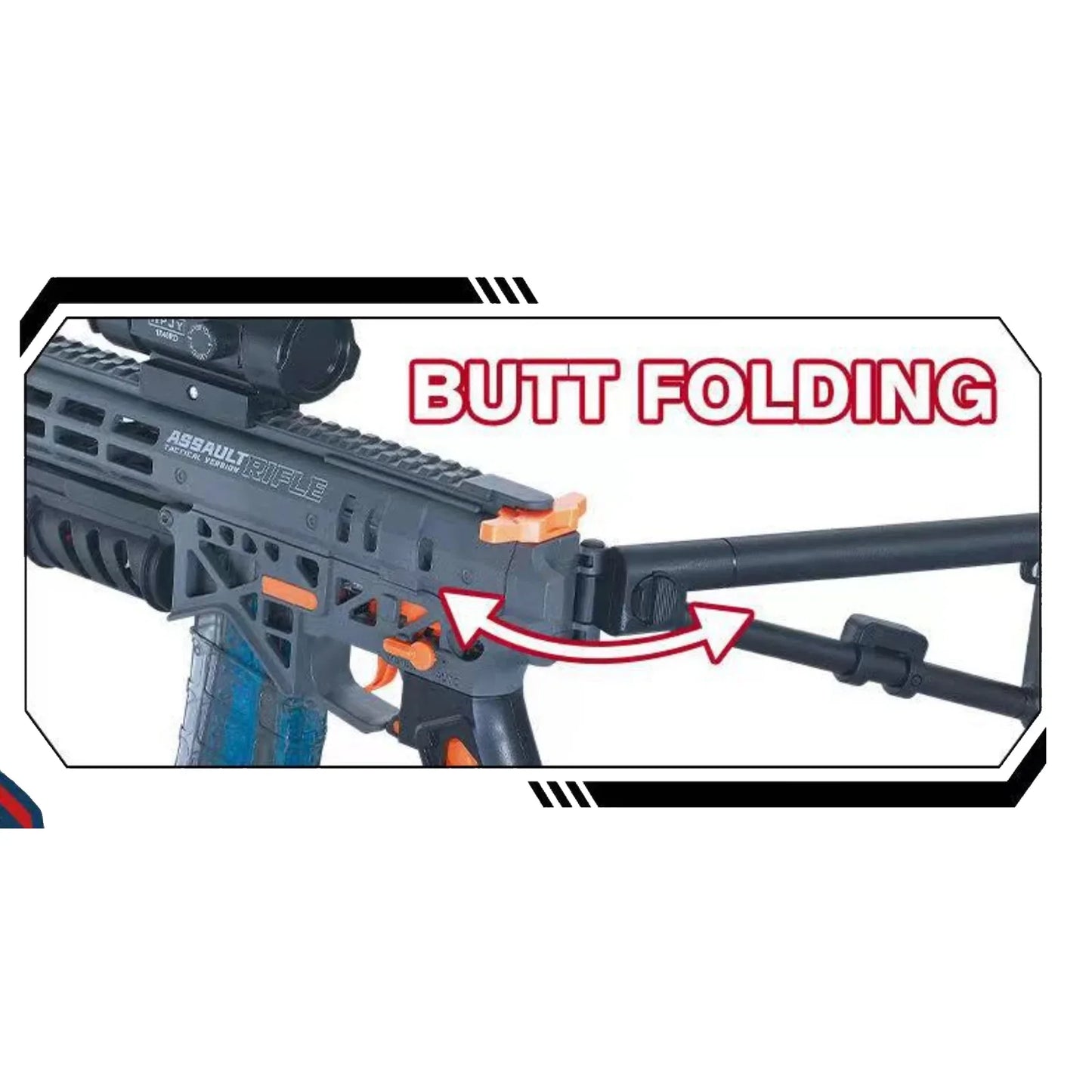 MK7 Folding Semi Auto SMG Gel Blaster