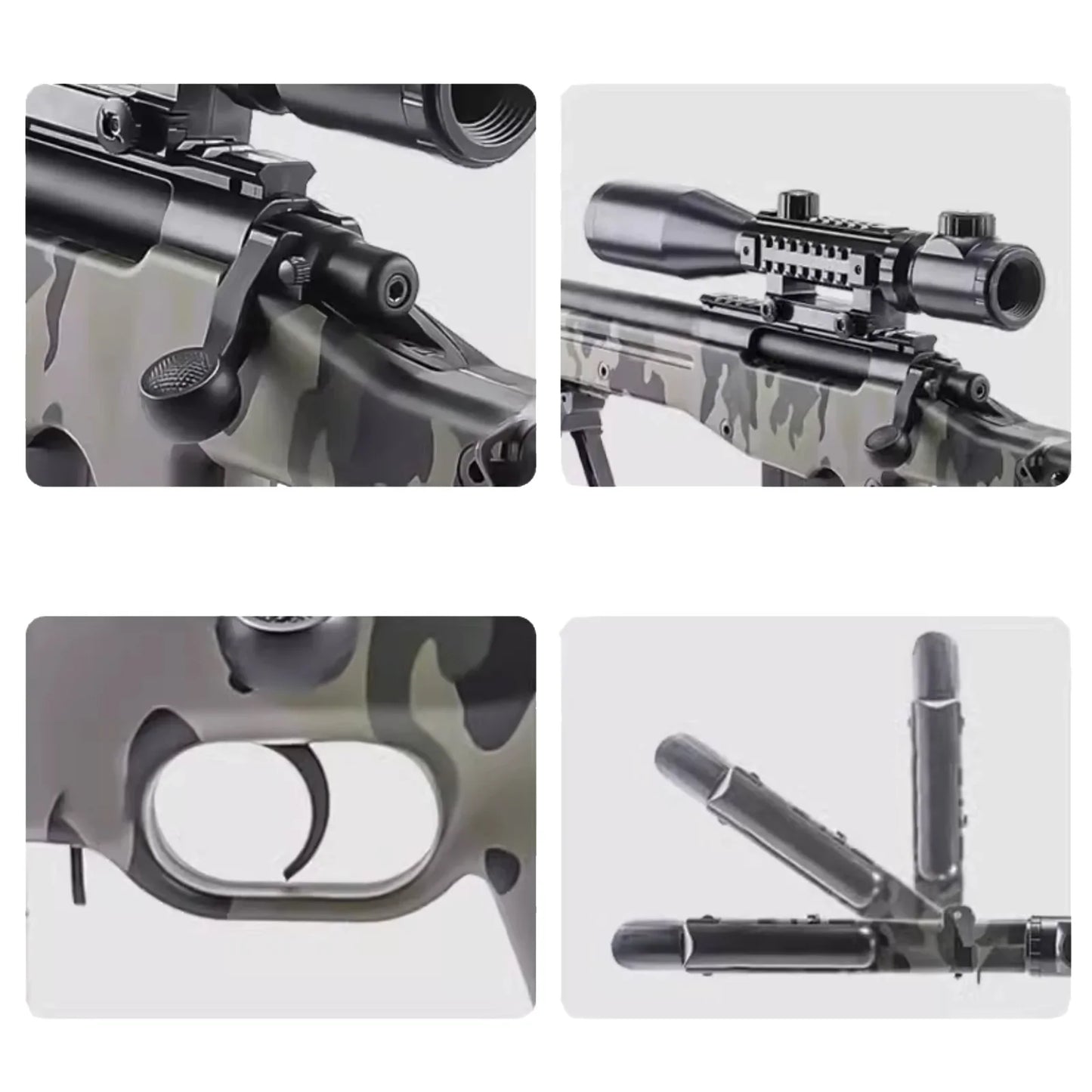 AWM Camouflage Foam Dart Nerf Sniper