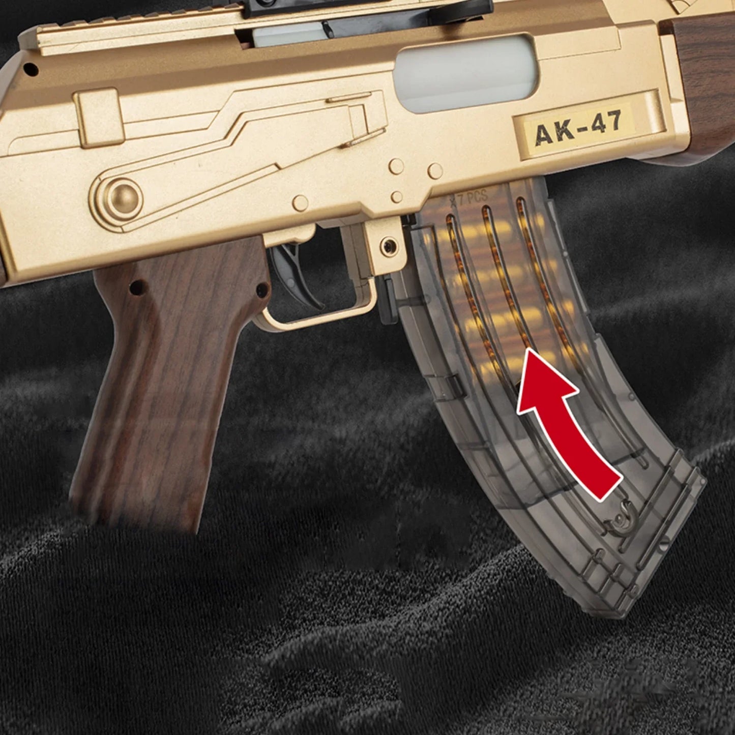 AK47 Nerf Gun Shell Ejecting Three Firing Modes