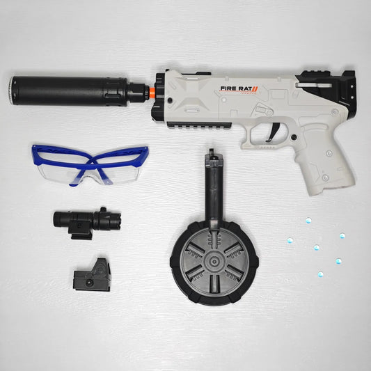 Fire Rat Drum Gel Blaster Pistol With Tracer