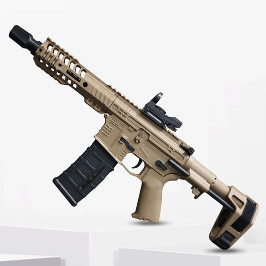 SBL Tan SLR SMG Gel Blaster With Tactical Rail