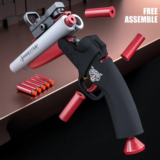 HDS68 Double Barreled Snub Nose Gun Nerf Shotgun