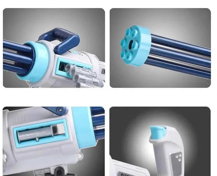 Metal Electric Belt Fed Nerf Gatling Gun