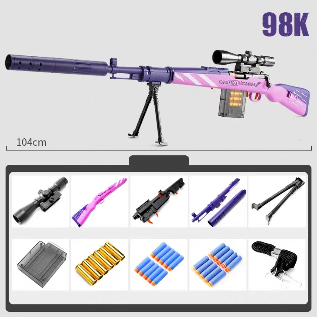 LC Sniper Kar98k Nerf Gun With Tactical Sling