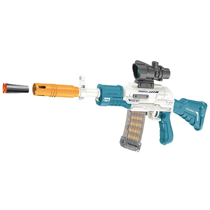 Green Shell Ejecting AK47 Assault Nerf Rifle