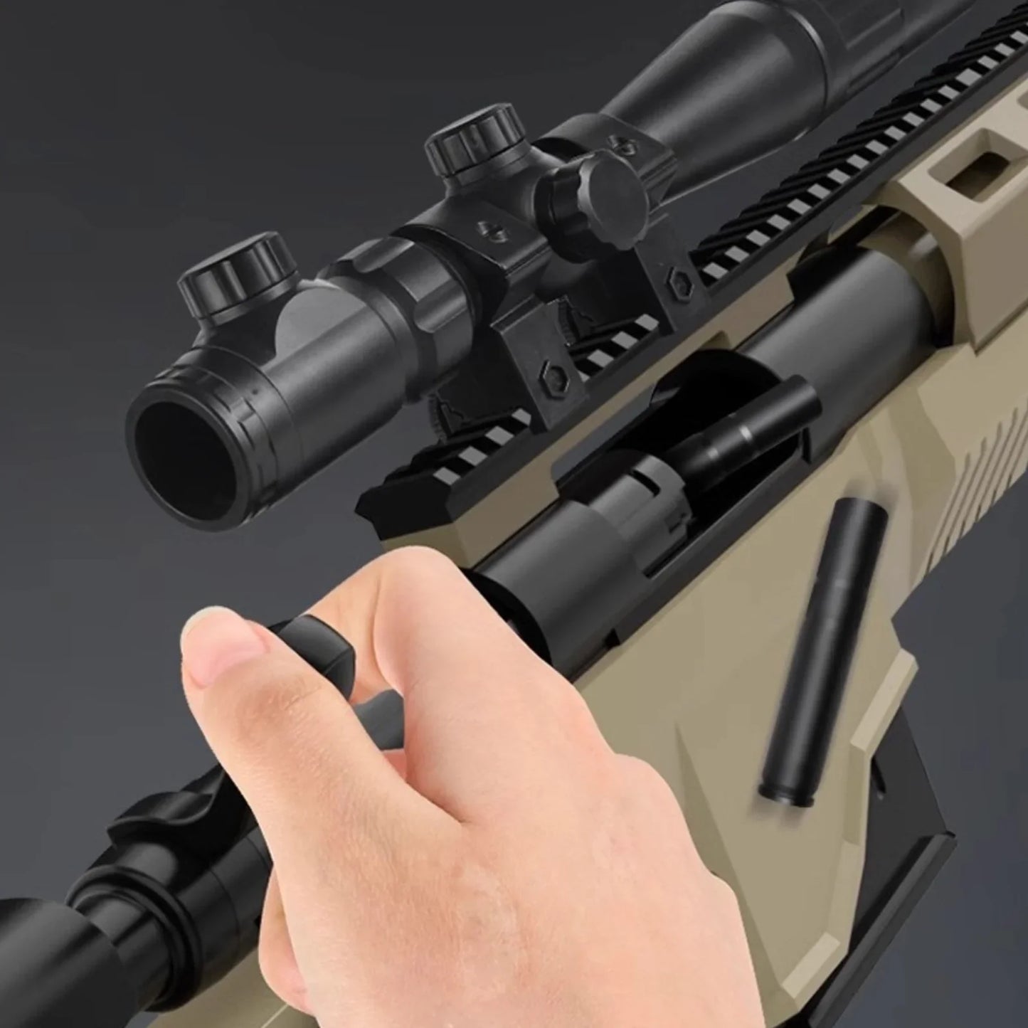 M40 Metal Gun With Scope Nerf Sniper