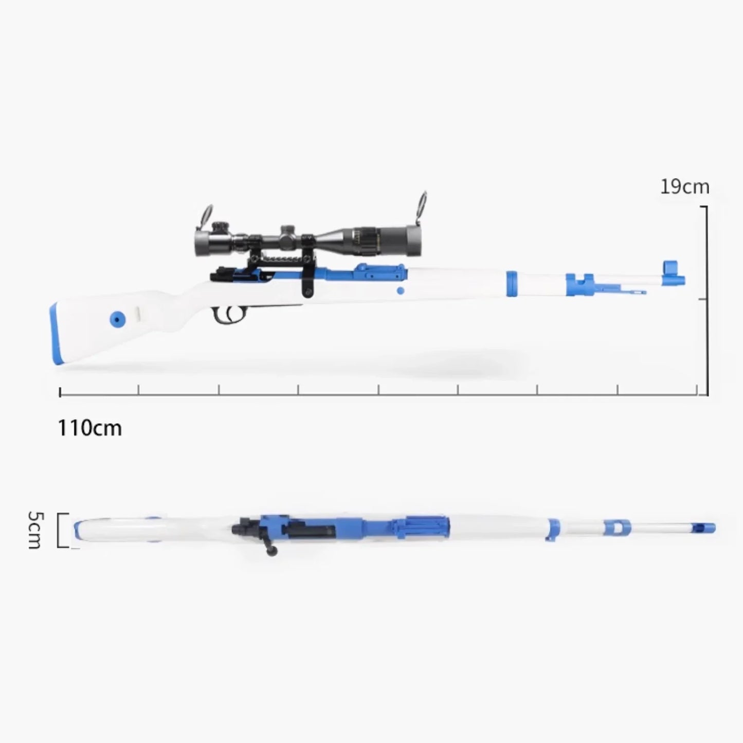 Single Action Shell Ejecting Kar98k Foam Nerf Sniper