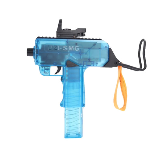 Mini Transparent UZI Gun Electric Nerf SMG