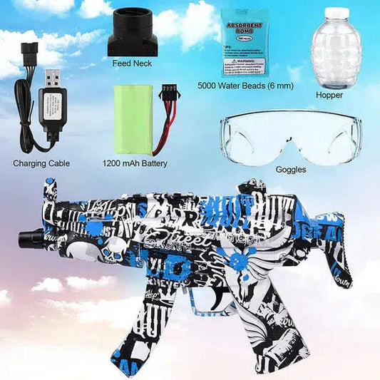 Mini AK Auto Rifle Orbeez Gun With Hopper Fed