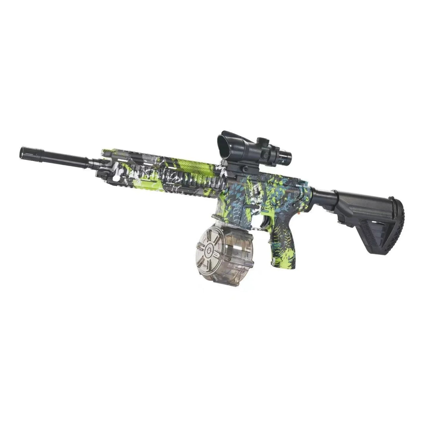 Graffiti Plastic HK416 Fully Automatic Gel Blaster Rifle
