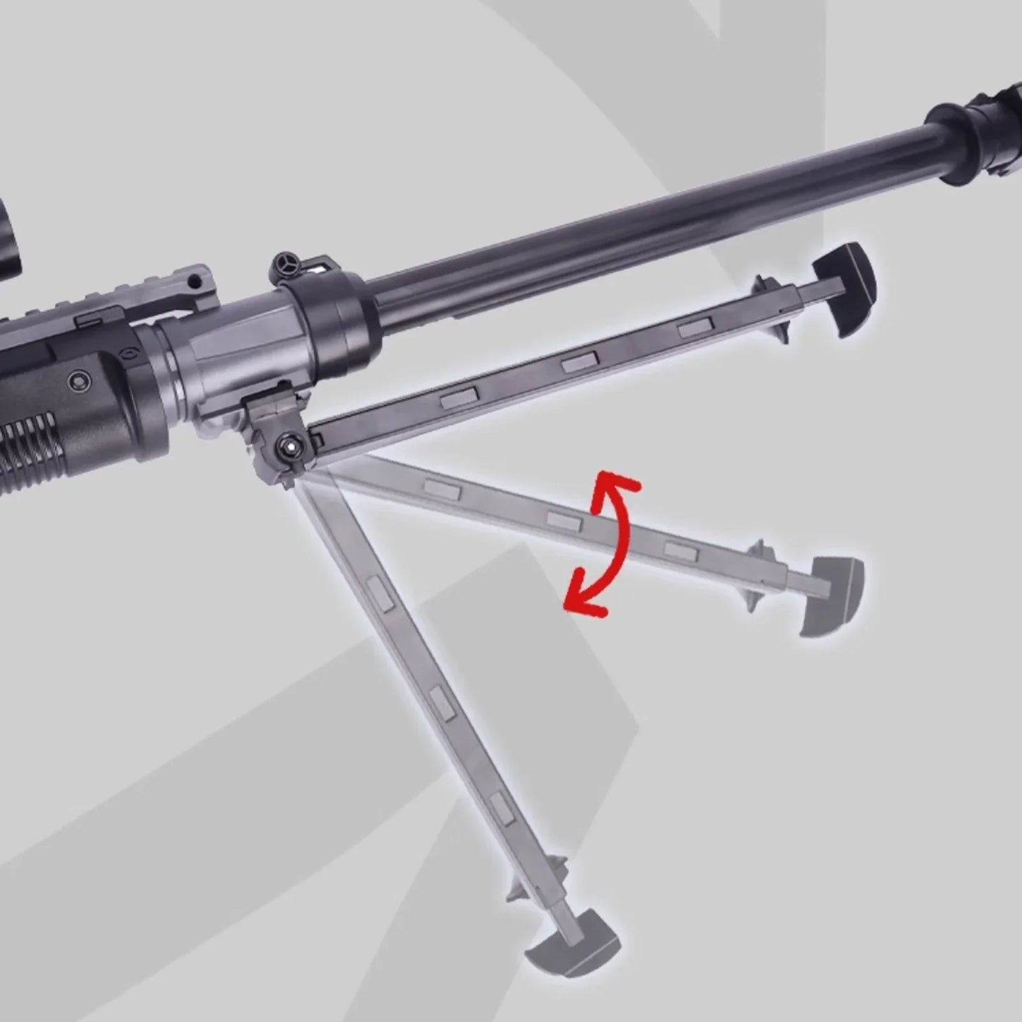 LH Gray Shell Ejecting AMR Nerf Sniper