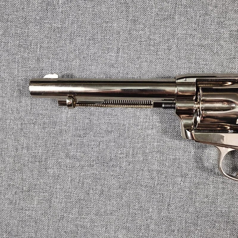Silver Alloy Realistic Colt 1873 Revolver Nerf Gun