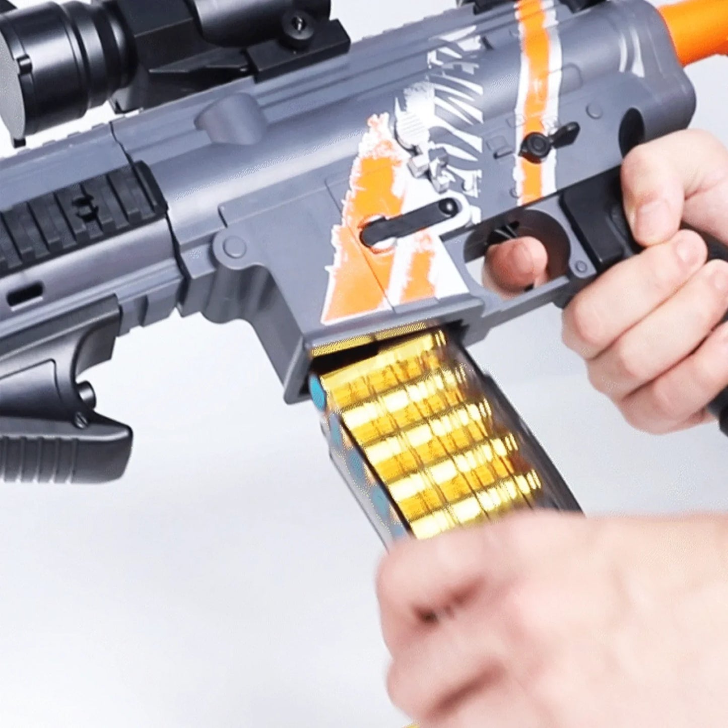 Scope HK416 3 Firing Modes Nerf Rifle