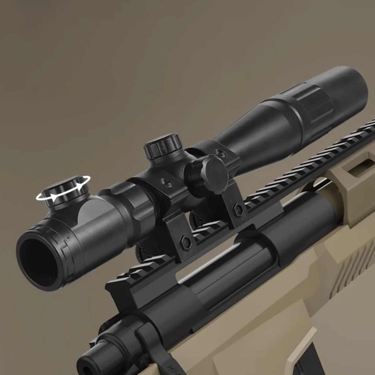 M40 Metal Gun With Scope Nerf Sniper