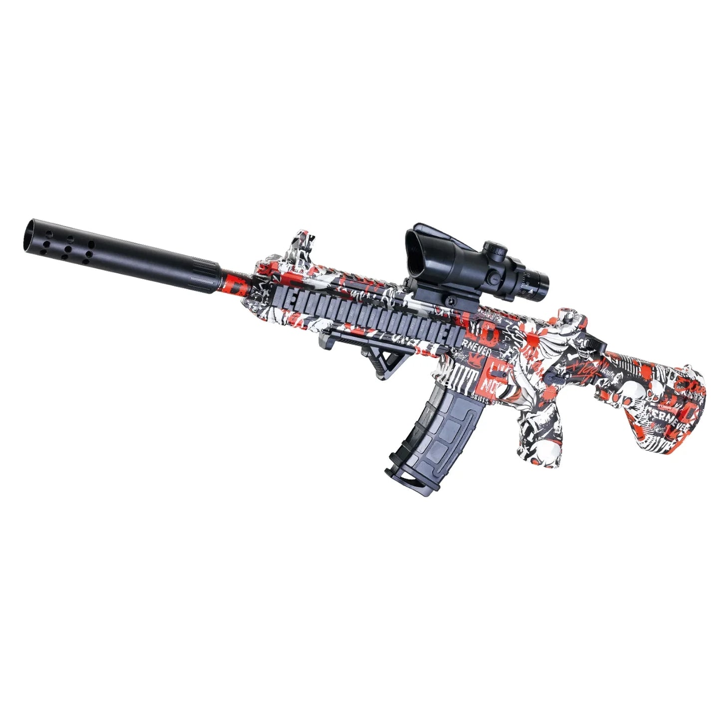 Graffiti Plastic HK416 Fully Automatic Gel Blaster Rifle