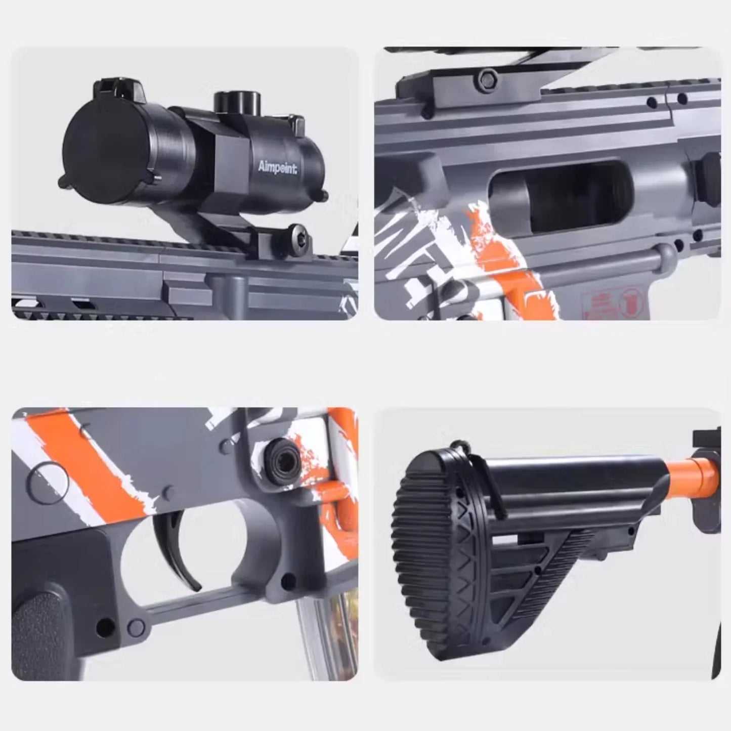 Scope HK416 3 Firing Modes Nerf Rifle