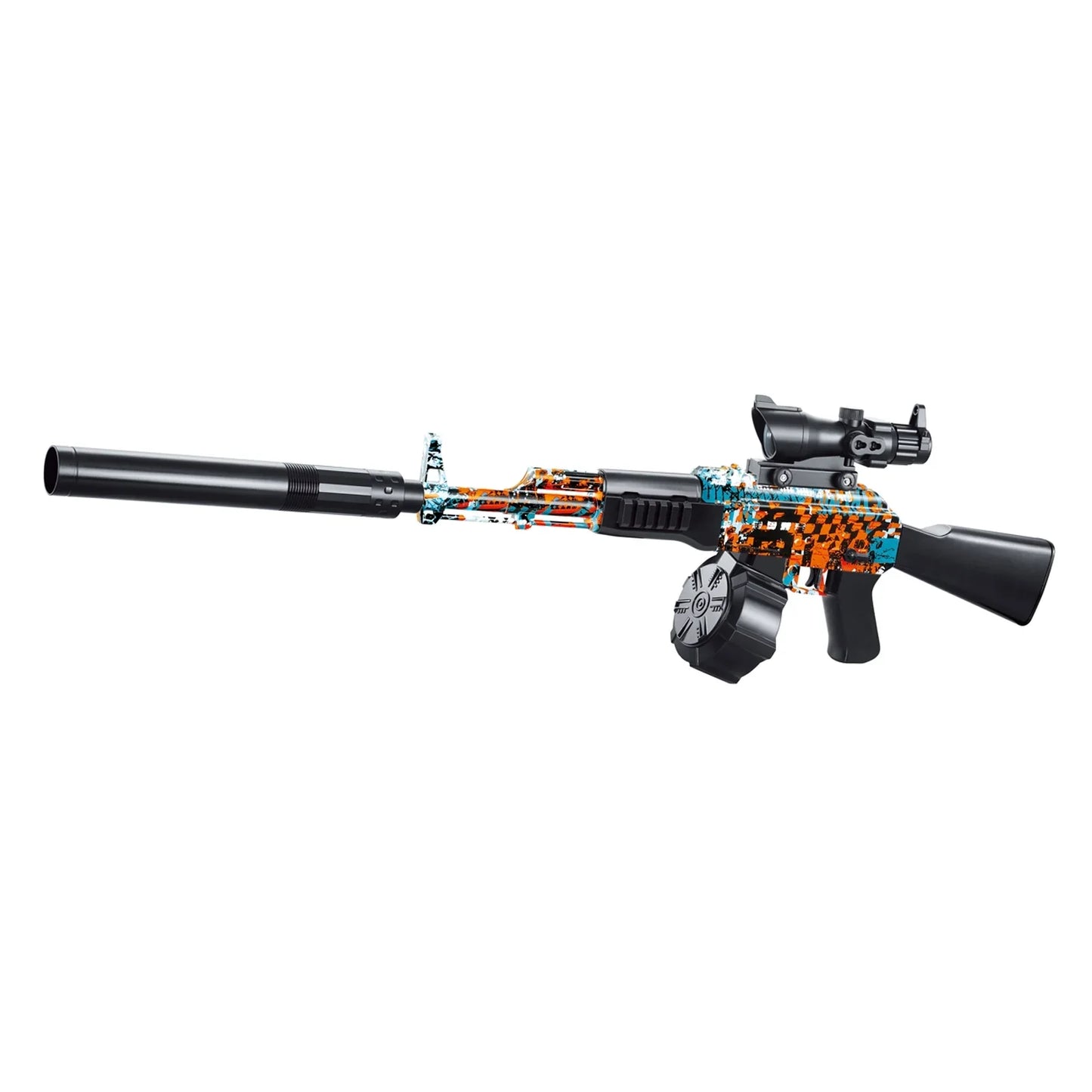 18.8Inch Graffiti Orby Gun AK47 With Tracer